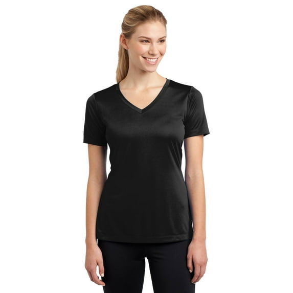 Sport-Tek Adult Female Women PosiCharge Competitor V-Neck T-Shirt