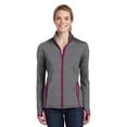 thumbnail image 1 of Sport-Tek Adult Female Women Sport-Wick Stretch Contrast Full-Zip Jacket, 1 of 3