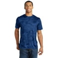 thumbnail image 1 of Sport Tek Adult Male Men CamoHex Short Sleeves T-Shirt True Royal X-Large, 1 of 2