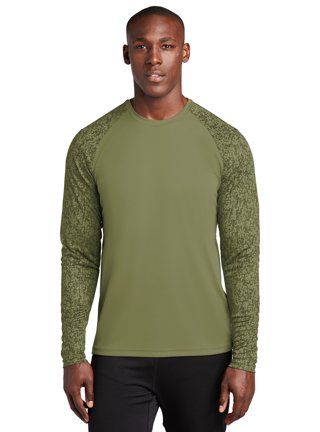 Louisville Slugger Adult Slugger Compression Fit Long Sleeve Shirt, Camo 