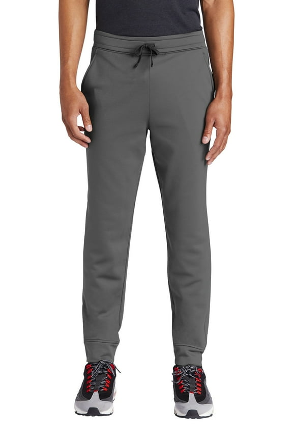 Sport Tek Adult Male Men Plain Jogger Dark Smoke Gry X-Small