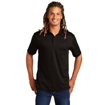 Sport Tek Adult Male Men Plain Short Sleeves Polo Black 2X-Large