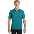 thumbnail image 1 of Sport Tek Adult Male Men Plain Short Sleeves Polo Tropic Blue/Wh X-Large, 1 of 3