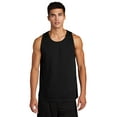 thumbnail image 1 of Sport Tek Adult Male Men Scoop Neck Plain sleeveless Tank Black 4X-Large, 1 of 4