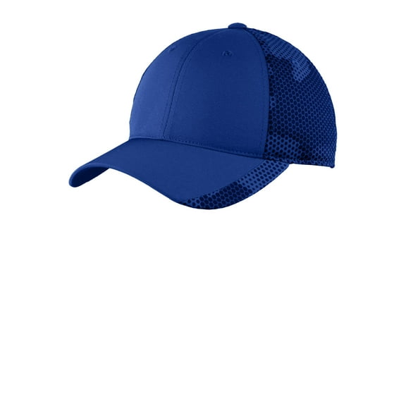 Sport Tek Adult Unisex Regular CamoHex Cap True Royal One Size Fits All