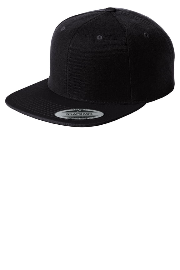 Sport Tek Adult Unisex Regular Color Blocked Cap Black/Black One Size Fits All