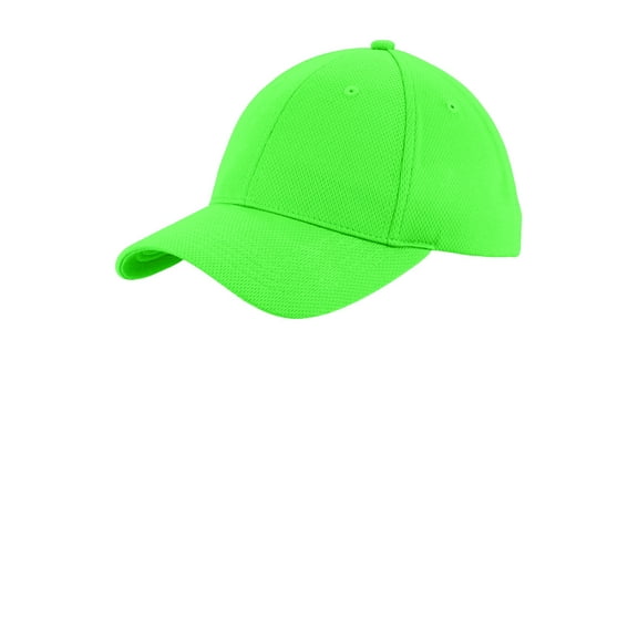 Sport Tek Adult Unisex Regular Mesh Cap Neon Green One Size Fits All