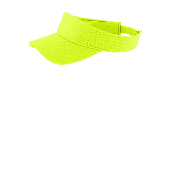 Sport Tek Adult Unisex Regular Mesh Visor Neon Yellow One Size Fits All
