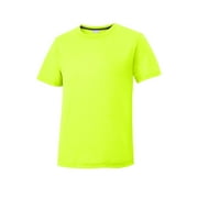 Sport Tek Boy's PosiCharge Competitor Cotton Touch Tee, Neon Yellow, X-Large
