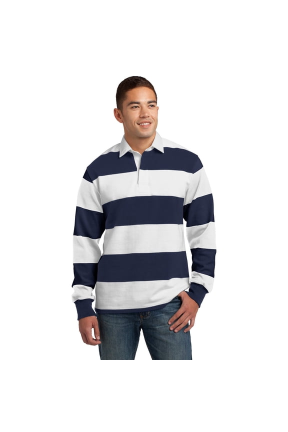 ST301 Classic Long Sleeve Rugby Polo