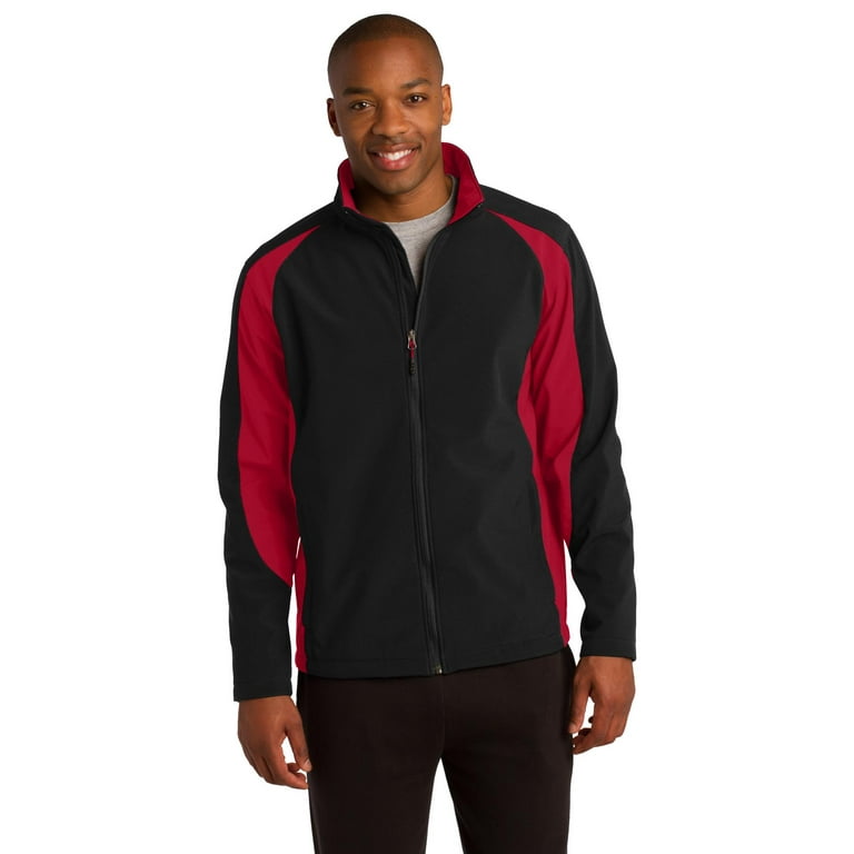 Sport tek soft shell jacket top