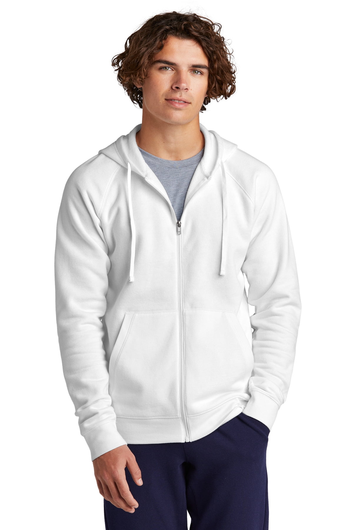 Sport-Tek Drive Fleece Hooded Full-Zip STF201 - Walmart Business Supplies