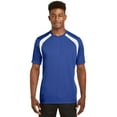 thumbnail image 1 of Sport-Tek Dry Zone Colorblock Crew-L (True Royal/White), 1 of 6