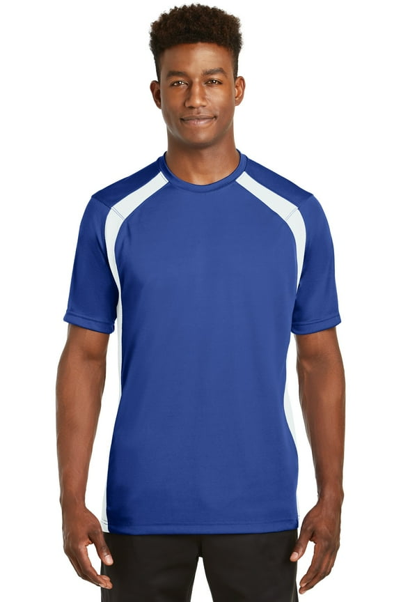 Dry Zone Colorblock Crew-XL (True Royal/White)