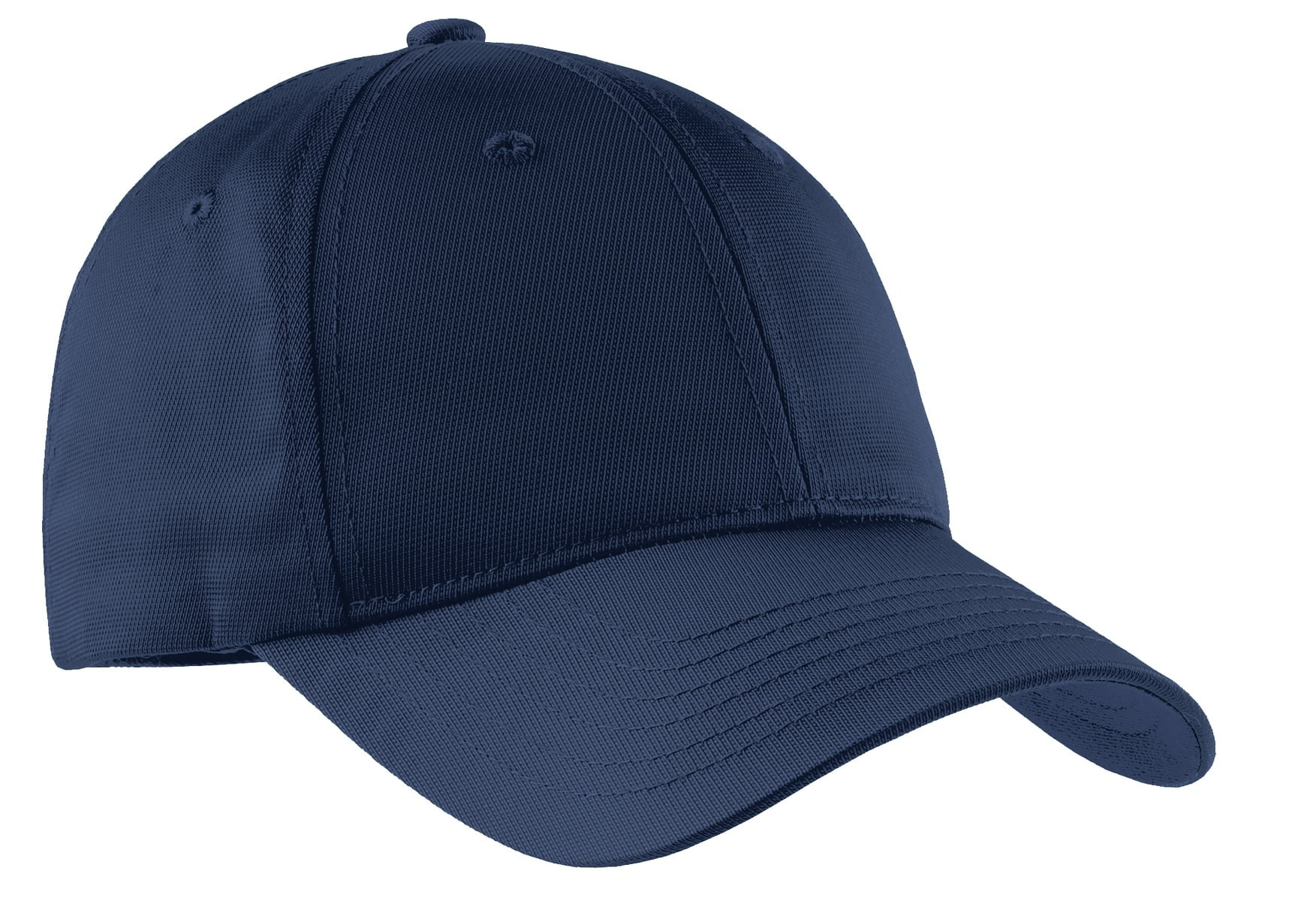 Sport-Tek STC10 Dry Zone Nylon Cap - Moisture Wicking Performance Baseball Hat, Hook & Loop