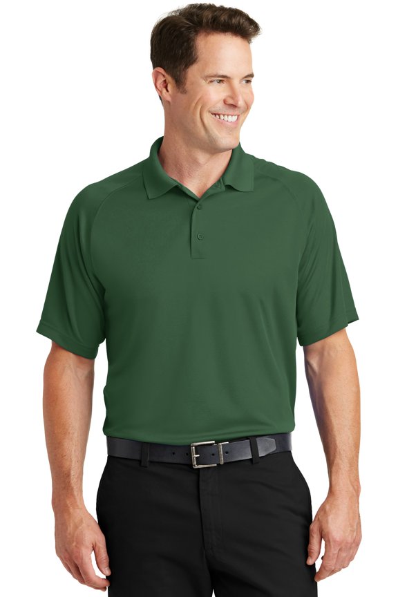 Dry Zone Raglan Polo-L (Forest Green)
