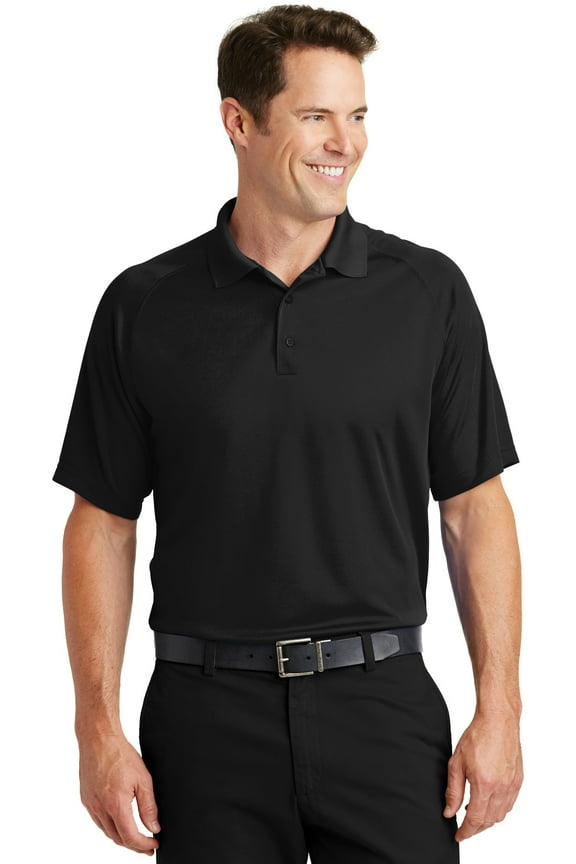 Dry Zone Raglan Polo-XL (Black)