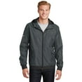 thumbnail image 1 of Sport-Tek Embossed Hooded Wind Jacket. JST53, 1 of 1