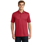 Sport-Tek Embossed PosiCharge Tough Polo-L (Deep Red)