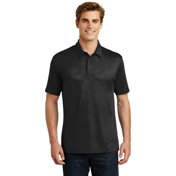 Sport-Tek Embossed PosiCharge Tough Polo . ST630