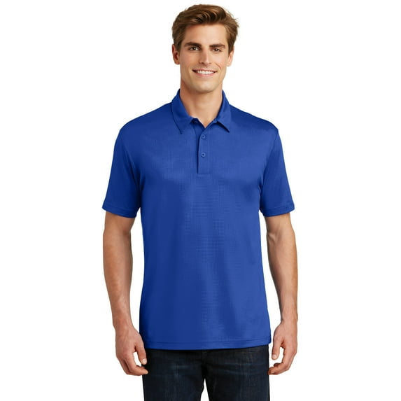Sport-Tek Embossed PosiCharge Tough Polo-XS (True Royal)