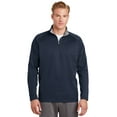 thumbnail image 1 of Sport-Tek F243 Sport-Wick 1/4-Zip Fleece Pullover, Mens Workout Shirts, 1 of 1