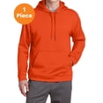 thumbnail image 1 of Sport-Tek F244 Sport-Wick Fleece Hooded Pullover Sweatshirt, Deep Orange, S, Mens T-Shirts, 1 of 1