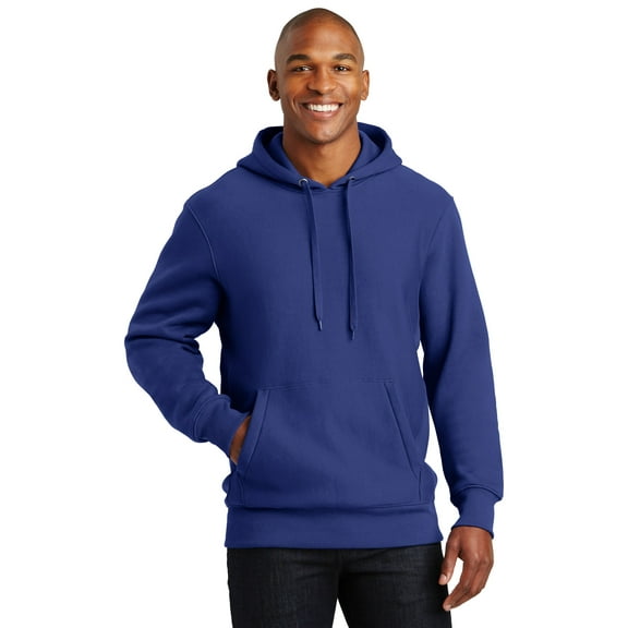 Sport-Tek F281 Mens Super Heavyweight Pullover Hooded Sweatshirt, Royal Blue - Extra Large