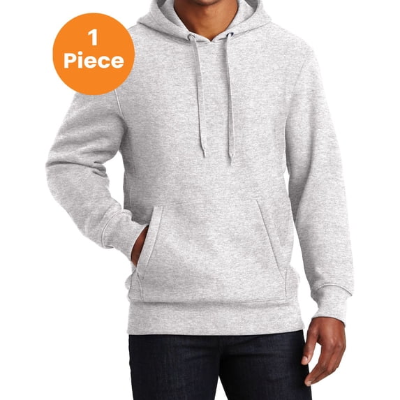 Sport-Tek F281 Super Heavyweight Pullover Hooded Sweatshirt , Athletic Heather, L, Mens Hoodies
