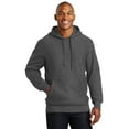 thumbnail image 1 of Sport-Tek F281 Super Heavyweight Pullover Hooded Sweatshirt , Graphite Heather, XS, 1 of 1