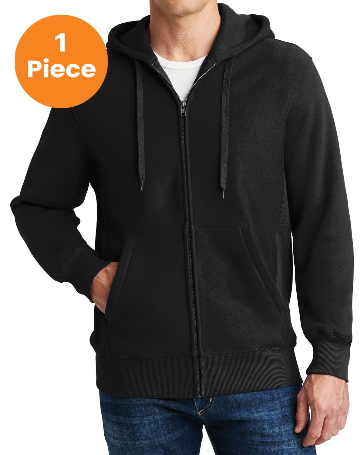 Sport-Tek F282 Super Heavyweight Full-Zip Hooded Sweatshirt, Mens