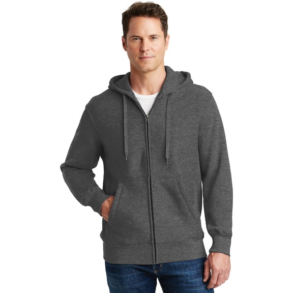 Sport-Tek F282 Super Heavyweight Full-Zip Hooded Sweatshirt, Mens Hoodies and Sweatshirts