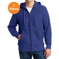 thumbnail image 1 of Sport-Tek F282 Super Heavyweight Full-Zip Hooded Sweatshirt, Royal, XS, Mens Hoodies and Sweatshirts, 1 of 1