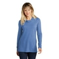 thumbnail image 1 of Sport Tek Female Cowl Neck Hoodie True Royal Hth Medium, 1 of 4