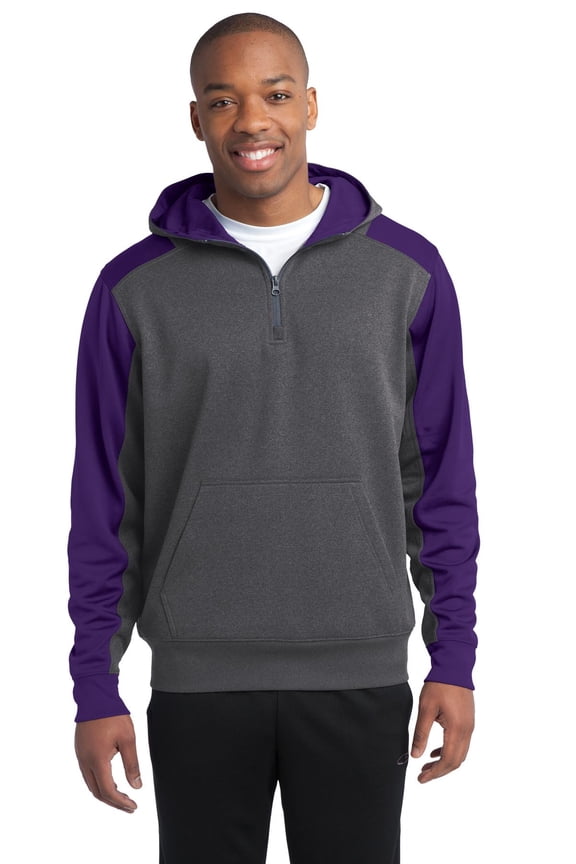Sport-Tek Fleece 1/4-Zip Hooded Sweatshirt
