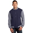 thumbnail image 1 of Sport-Tek Fleece Letterman Jacket, 1 of 1