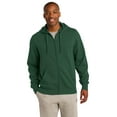 thumbnail image 1 of Sport-Tek Full Zip Hooded Sweatshirt (ST258) Forest Green, XS, 1 of 2