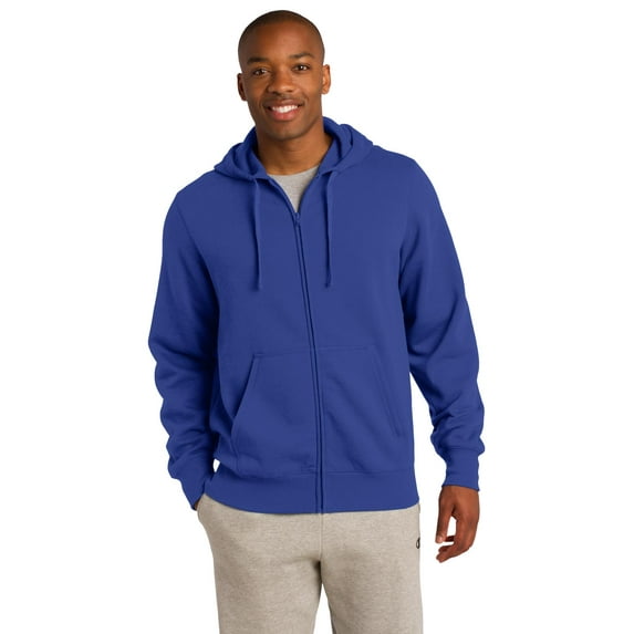 Sport-Tek Full Zip Hooded Sweatshirt (ST258) True Royal, L