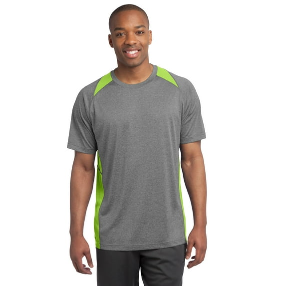 Sport-Tek Heather Colorblock Contender Tee