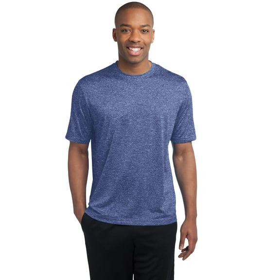 Sport-Tek Heather Contender Tee-XS (True Royal Heather)