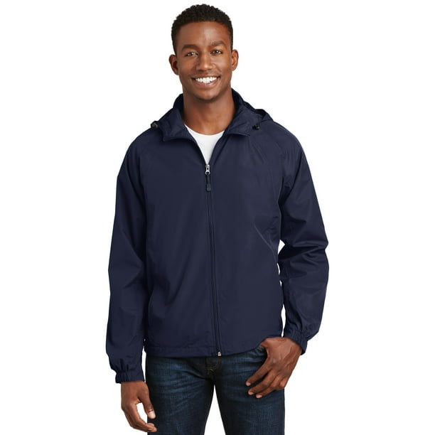 Sport tek hooded raglan jacket hotsell