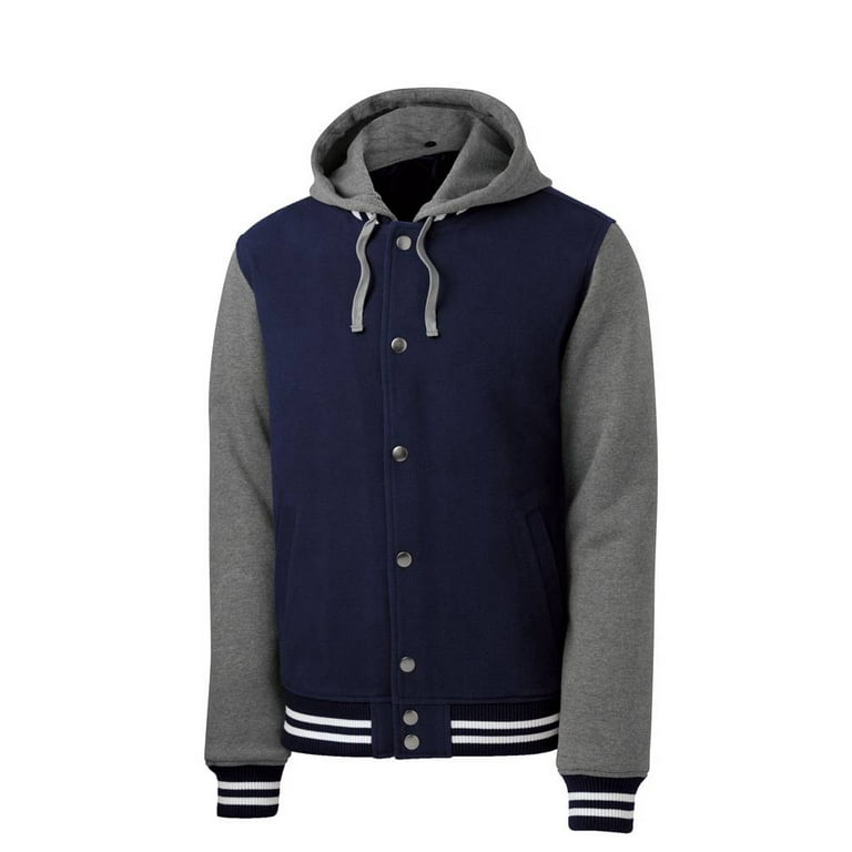 Sport Tek Insulated Letterman Jacket Navy 3XL Adult Unisex Blue