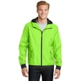 thumbnail image 1 of Sport-Tek JST53 Embossed Hooded Wind Jacket, 1 of 2