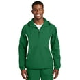 thumbnail image 1 of Sport-Tek JST63 Colorblock Raglan Anorak Jacket , Kelly Green/White, XL, 1 of 2