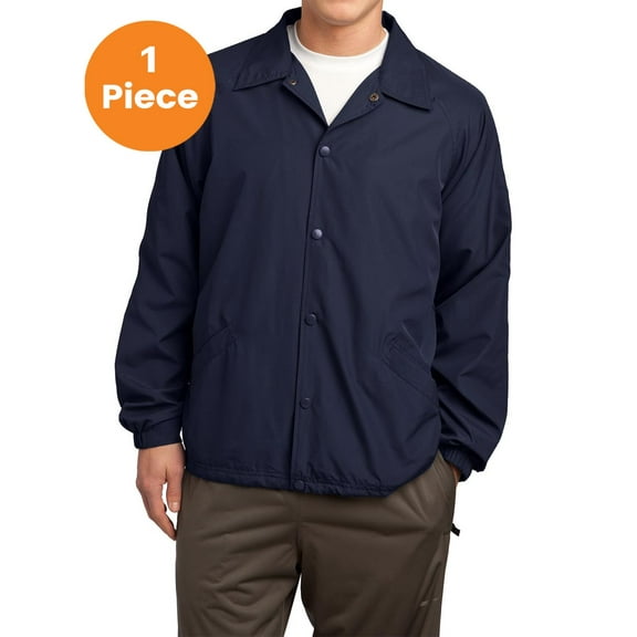 Sport-Tek JST71 Sideline Jacket, True Navy, M, Mens Coats and Jackets