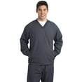 thumbnail image 1 of Sport-Tek JST72 Mens V-Neck Raglan Wind Shirt, 1 of 2
