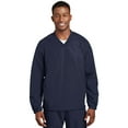 thumbnail image 1 of Sport-Tek V-Neck Raglan Wind Shirt. JST72 - M True Navy, 1 of 5