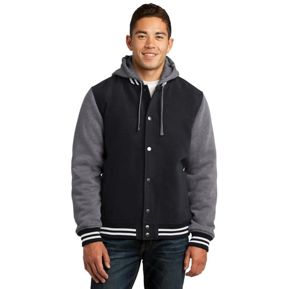 Sport-Tek JST82 Insulated Letterman Jacket, Mens Varsity Jackets