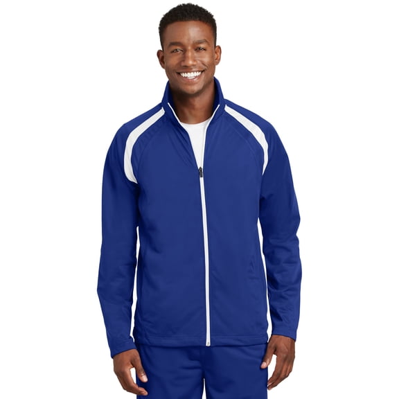 Sport-Tek JST90 Tricot Track Jacket, Mens Athletic Jackets