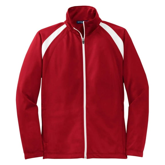 Sport-Tek JST90 Tricot Track Jacket, Mens Athletic Jackets